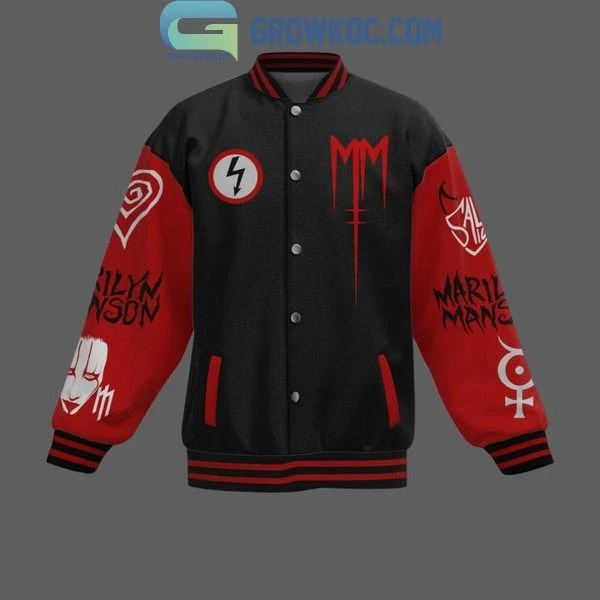 Marilyn Manson You’re Only As Sick As The Secrets Within Baseball Jacket