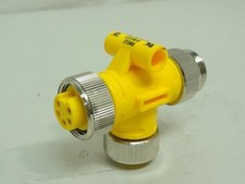205302 New-No Box; TURCK U2109-9 T-Connector; Mini Fast; 5-pin 250V; 9A Max