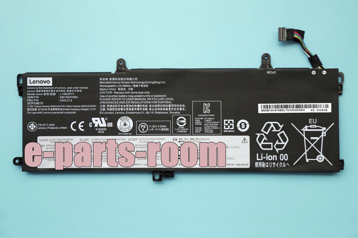 L18M3P71 L18L3P71 L18S3P71 Genuine Battery For Lenovo ThinkPad