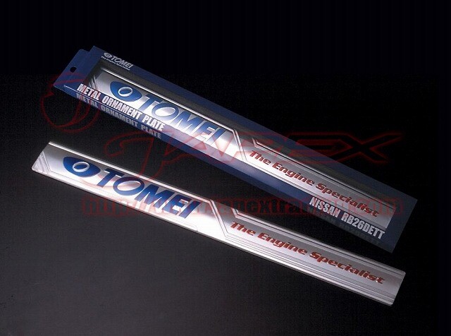 TOMEI メタル オーナメント プレート RB26DETT TOMEI 東名パワード RB26用 メタルオーナメントプレート191169