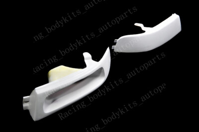 For Mitsubishi Evolution EVO 5 6 Front Headlight Cover 2pcs FRP Unpainted