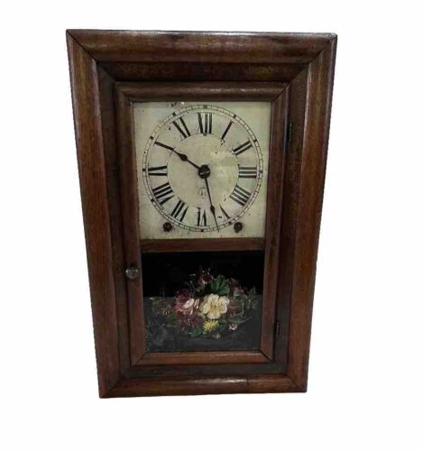 RARE Seth Thomas 8-Day Mantle Clock 16.5" Tall - Afbeelding 1 van 10