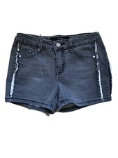 JOES JOE'S JEANS GIRLS Teen BLACK DENIM CUT OFF Frayed Stonewash SHORTS SZ 14