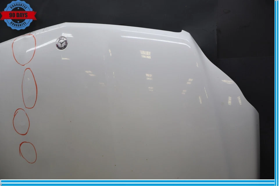 Conjunto de panel capó delantero plateado fabricante original Mercedes X166 GL450 GL550 13-19 Foto 2 de 4