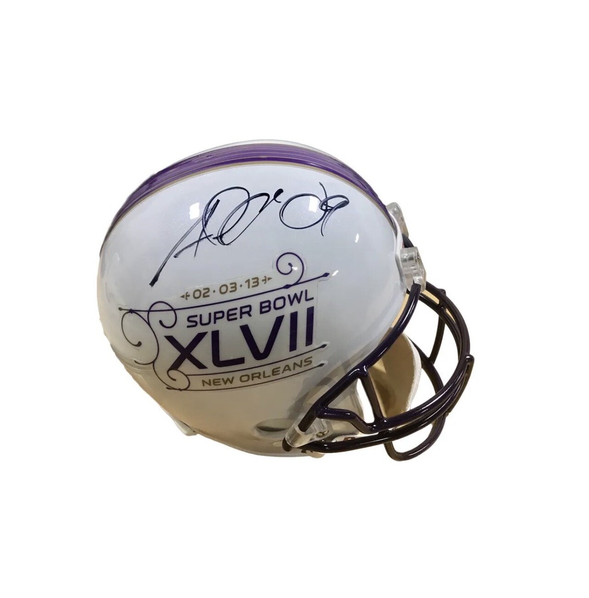 aldon smith helmet Aldon Smith Signed San Francisco 49ers Full Size (SB XLVII) Helmet BECKETT  BAS