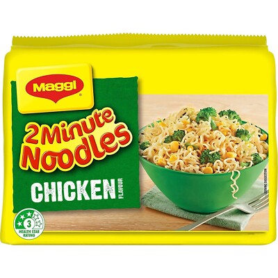 Maggi 2 Minutes Chicken Flavour Pantry Instant Noodles Meal 72g x