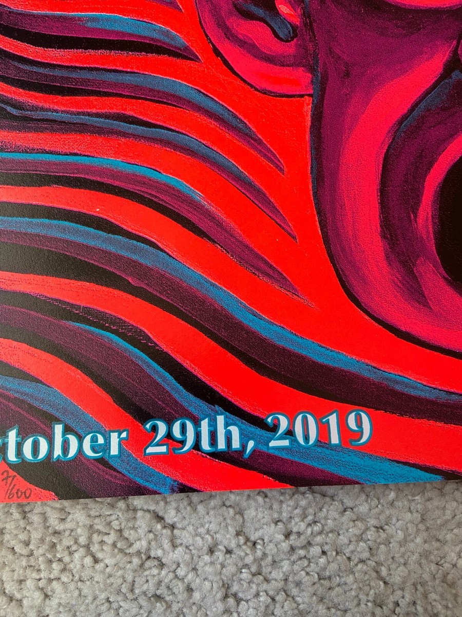 Tool Band Concert Poster Tulsa Tour October 29 2019 /600