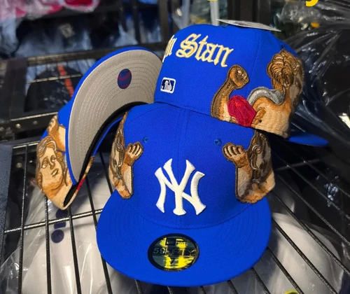 Multicolor York Yankees Fitted Hat Cap Sonnenhut Unisex New Series Baseballmütze Neu - Bild 6 von 13
