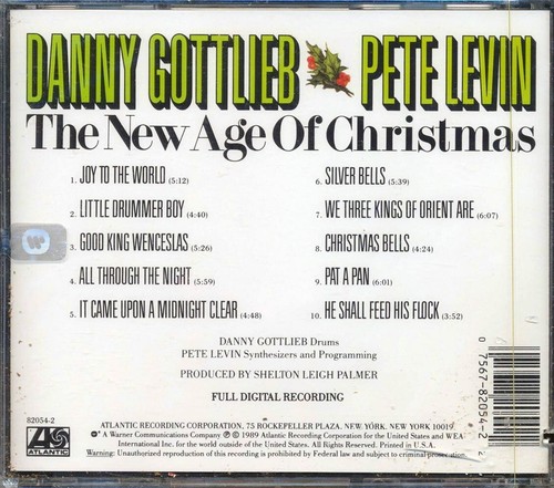 New Age Of Christmas *SEALED* CD Danny Gottlieb, Pete Levin - Picture 2 of 2