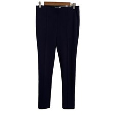 Adrianna Papell Womens NWT Navy Blue Pull On Skinny Leg trouser Pants Size 6