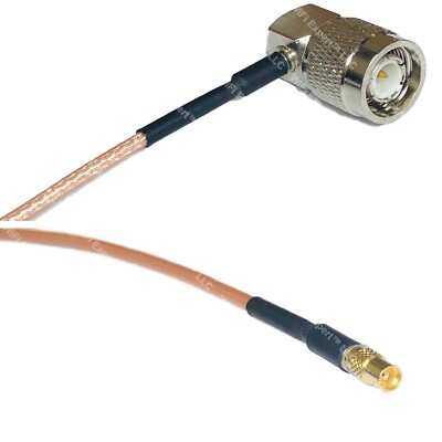 RG316 TNC Male Angle to MMCX FEMALE RF Cable Rapid-SHIP LOT