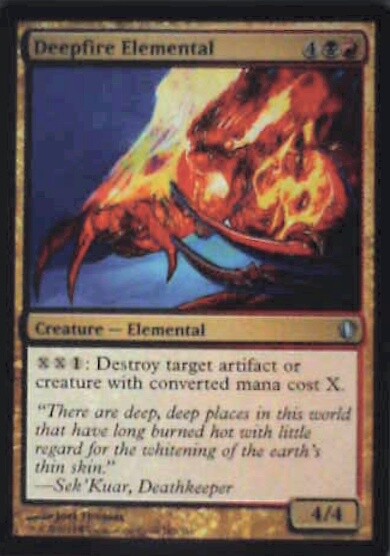 Deepfire Elemental - Commander 2013: #185, Magic: The Gathering Nm R154