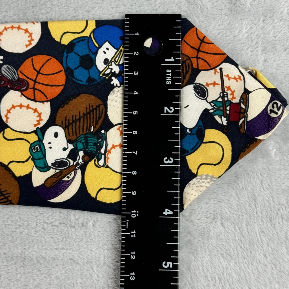 Галстук мужской Snoopy&Friends темно-синий спортивный универсальный принт шелк США 4 дюйма x 56 дюймов новинка арахис - Изображение 4 из 4