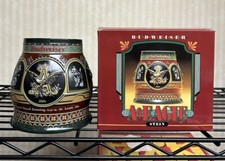 Budweiser A&Eagle Trademark 3rd In Series 1900 Edition 1890-1930 Stein CS240