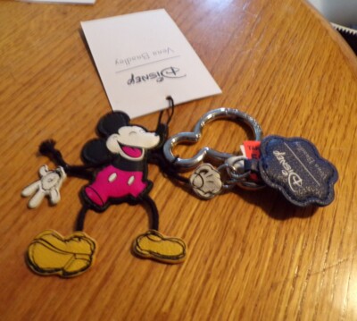 NWT VERA BRADLEY x DISNEY Bag Charm Key Fob SENSATIONAL MICKEY
