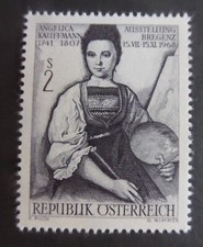 Austria 1968 SG1527 Exhibition Angelica Kauffmann painting MNH UM unmounted mint
