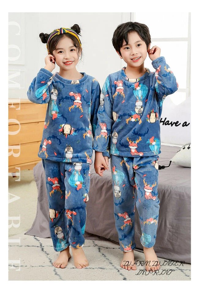 Fluffy pjs for kids hot sale