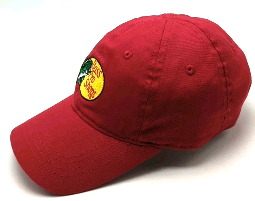 BASS PRO SHOPS red hat / cap with elastic strap - Toddler size hat - Image 3 of 4