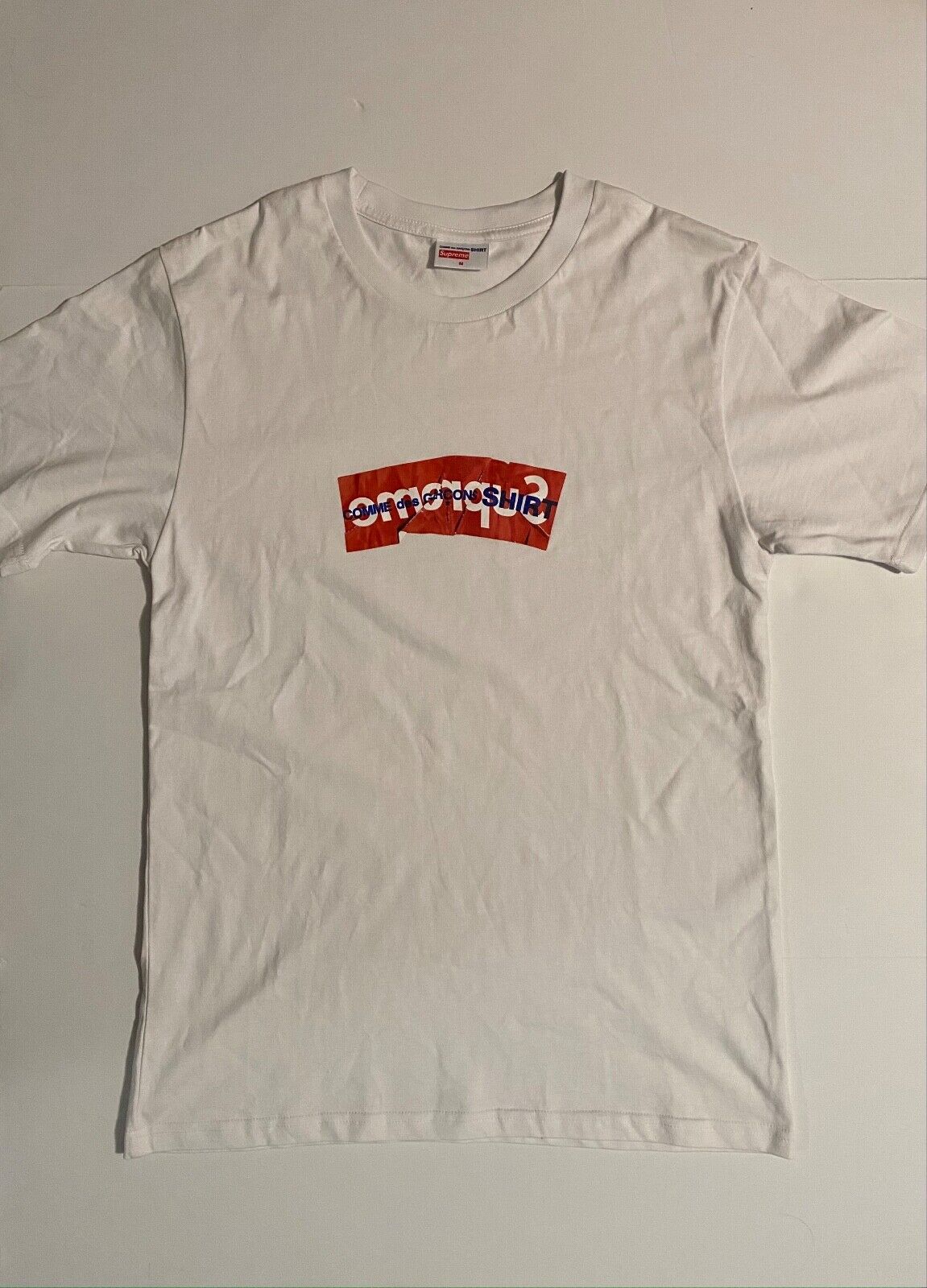 SUPREME X CDG BOX LOGO TEE PICKUP & FIT 