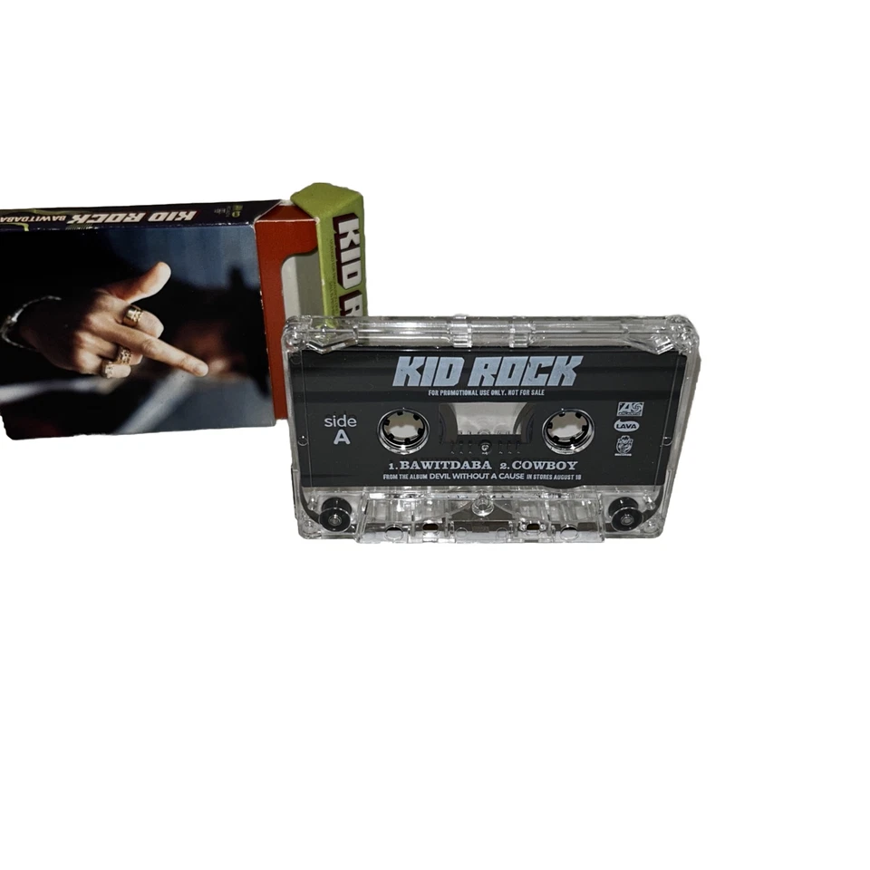 Kid Rock Bawitdaba Cowboy Promo Cassingle Cassette Cigarette Pack Trump - Image 2 of 4
