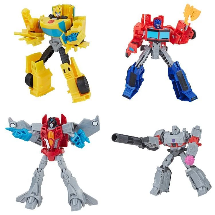 HASBRO TRANSFORMERS BUZZWORTHY BUMBLEBEE WARRIOR CLASS 4-PACK OPTIMUS PRIME MISP - Image 4 of 4