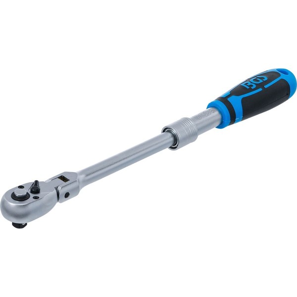 "Bgs Knarre Umschaltknarre Abtrieb 10 Mm (3/8\") Ratsche Ausziehbar, Abwinkelbar"-image
