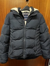 Soul Cal & Co Size 10 Navy Coat 2 Layers With Hood And Zipped Pockets