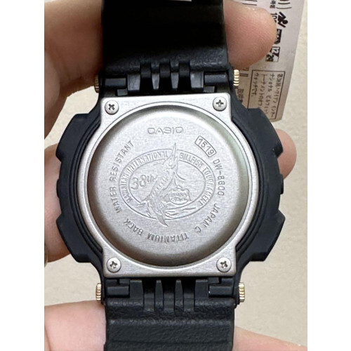 Casio G-shock HIBT Fisherman DW-8600IJ-9 black mens watch HIBT 