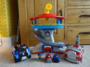 cars for paw patrol lookout tower
