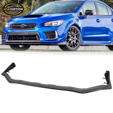 Fits 18-21 Subaru WRX STI Style Front Bumper Lip Spoiler Splitter 3pcs ABS