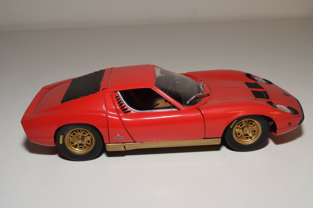 A19 1:18 ANSON LAMBORGHINI MIURA RED NEAR MINT CONDITION | eBay