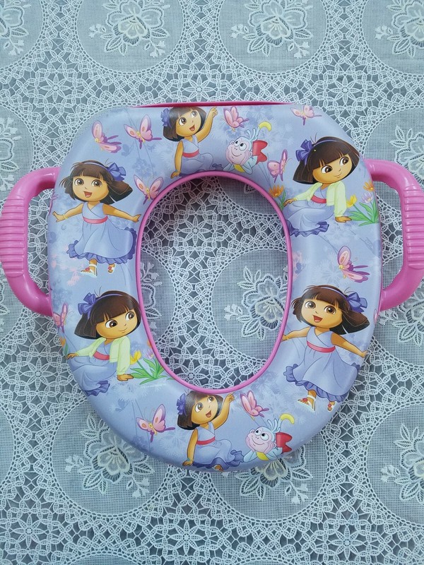 Nickelodeon Dora The Explorer Butterfly Buddies Soft Potty training Seat Ginsey