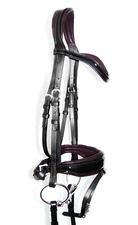 FSS FREEWAY CUT AWAY Shape ANATOMIC MonoCrown Bridle Comfort Crown BROWN PADDING