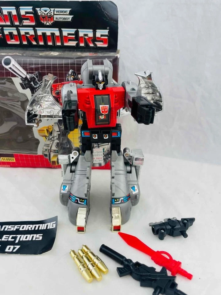 Transformers Original G1 1985 Dinobot Sludge Complete w/ Box - Image 4 of 4