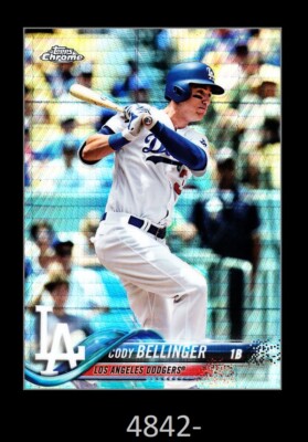 1-2018 TOPPS CHROME PRISM REFRACTOR CODY BELLINGER DODGERS | eBay