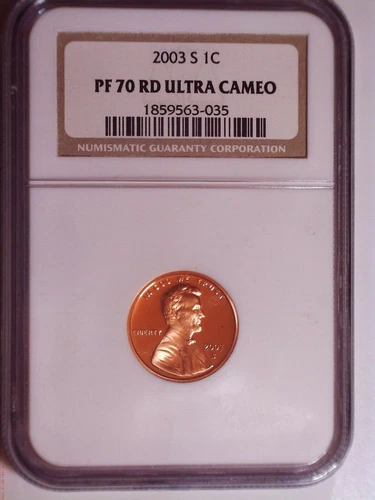 2003-S Lincoln Proof Cent 1(C) NGC PF 70 RD Ultra Cameo #A104