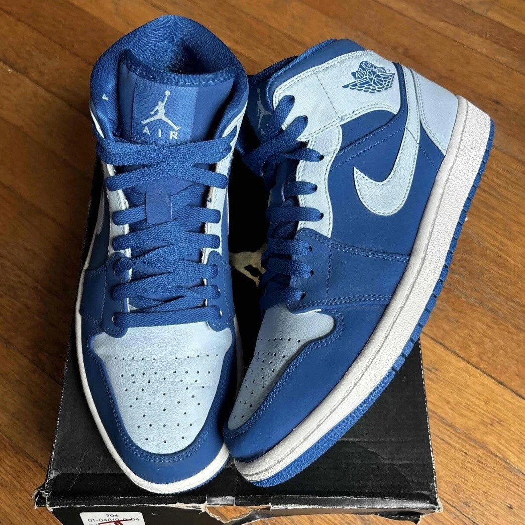 Las mejores ofertas en Jordan 1 Retro Mid Ice Blue | eBay