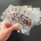 Transparent Waterproof Plastic Playing Card Games
