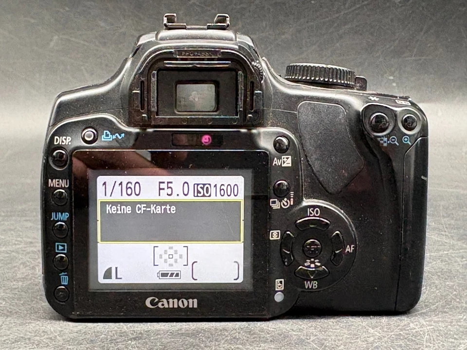 Canon EOS 400D DSLR Schwarz Gebraucht Geprüft Canon EF-S 15-55mm II - Bild 2 von 4