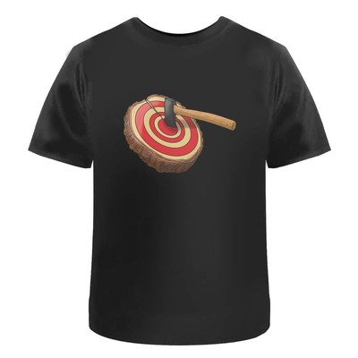 Unisex T-Shirt ''Axe Throwing Target'' - 100% Baumwolle (S-XXL) (TA037955)