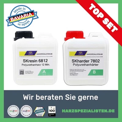 TOP 2 kg PUR Resin 2K Gießharz 12 min Polyurethan CAST RESIN PUR (16,98 EUR/kg) - Bild 1 von 3