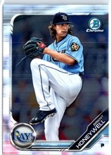 2019 Bowman - Brent Honeywell #BCP-88 Chrome Prospects Tampa Bay Rays