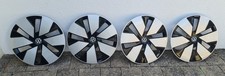 Original VW ID 3 Radzierblenden Satz 18 Zoll Radkappen 10A071458B Schwarz Silber