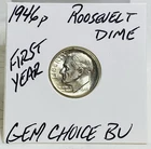 1946 P Roosevelt Dime GEM CHOICE BU ! CHEAP Shipping! FIRST YEAR COIN