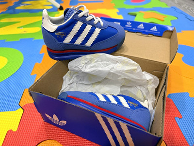 adidas Originals SL 72 RS EL I Unisex Kids 6.5K Suede Sneakers JI3089