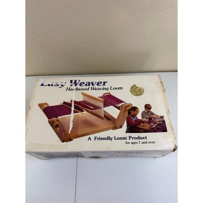 VTG EASY WEAVER Hardwood Woven Handloom Harrisville Designs Tabletop Shuttle