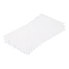 ABS Plastic Sheet 7 x 4 x 0.02" ABS Styrene Sheets White 3 Pcs