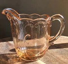 Vintage Pink Depression Glass Creamer