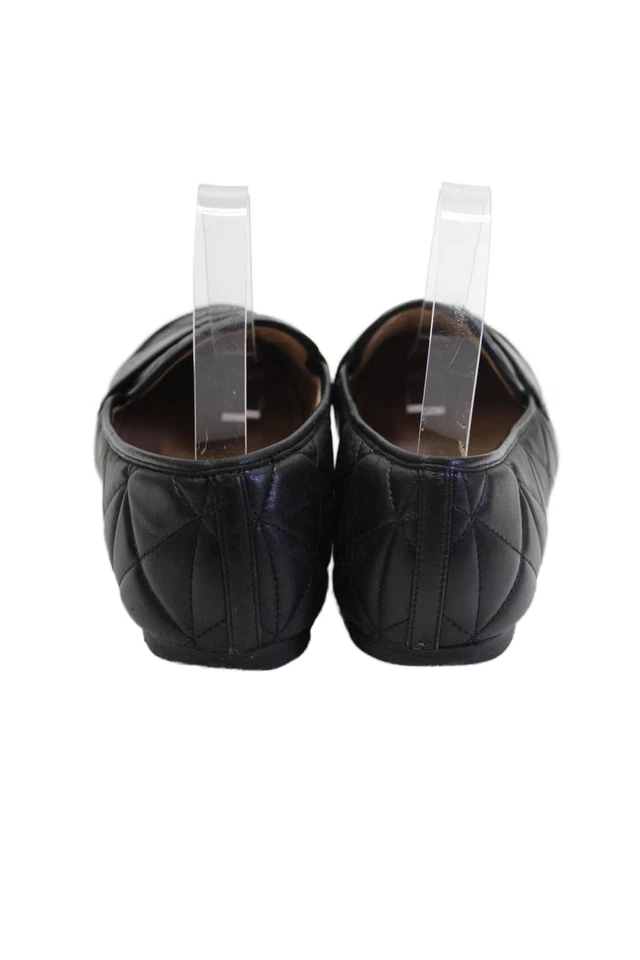 Coach Womens Quilted Leather Slip On Loafers Black Size 7 - Image 3 of 4