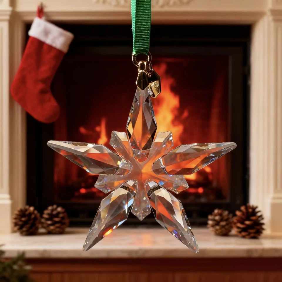 Swarovski Crystal 2025 ANNUAL EDITION LARGE CHRISTMAS ORNAMENT 5691172 NEW - Image 4 of 4